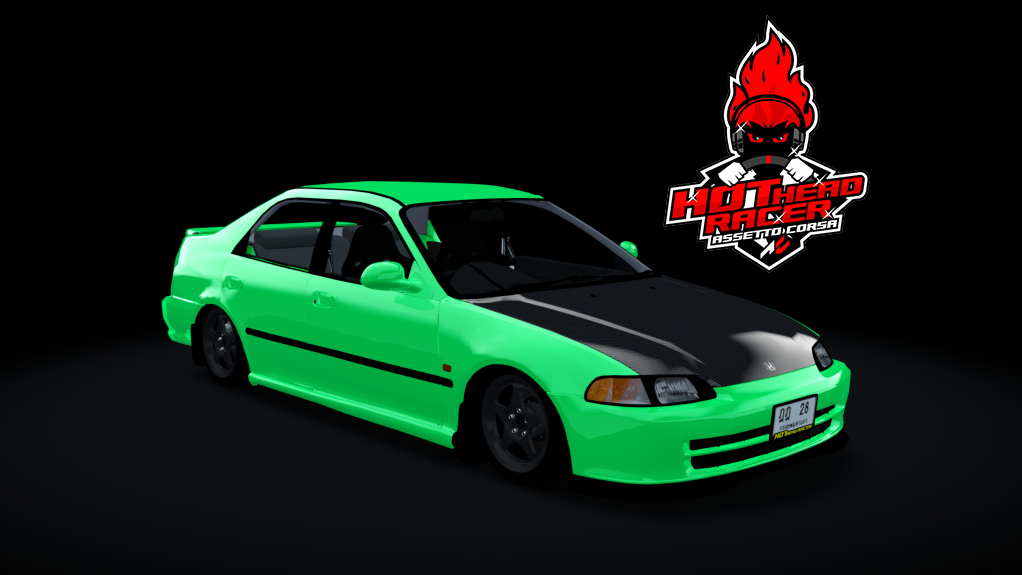 HOTHEAD Honda EG Spoon, skin Green