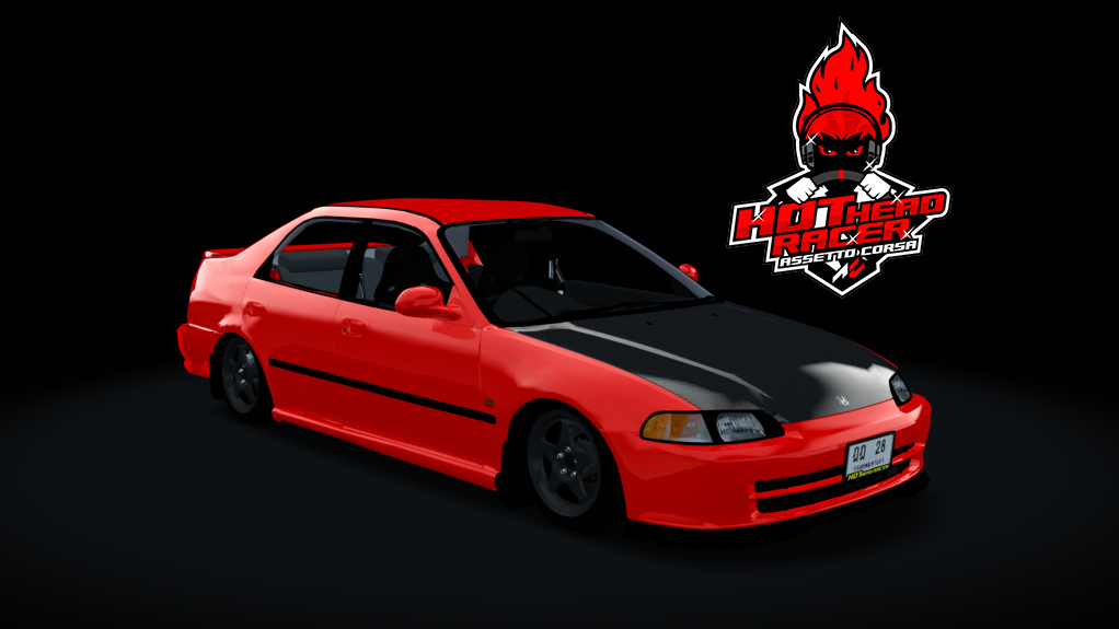 HOTHEAD Honda EG Spoon, skin Red