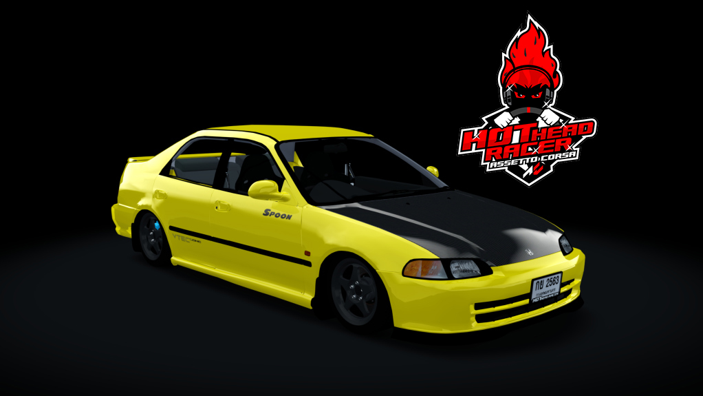 HOTHEAD Honda EG Spoon, skin Yellow