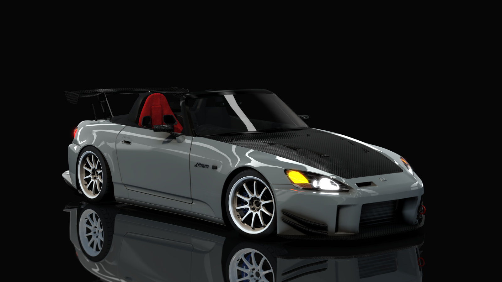 HOTHEAD21 Honda S2000, skin Silver