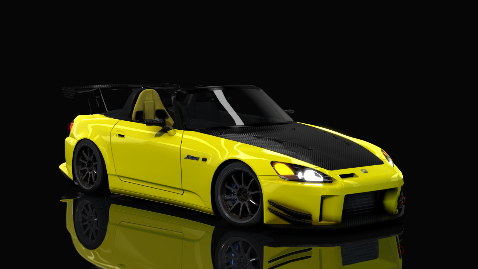 HOTHEAD21 Honda S2000, skin Yellow