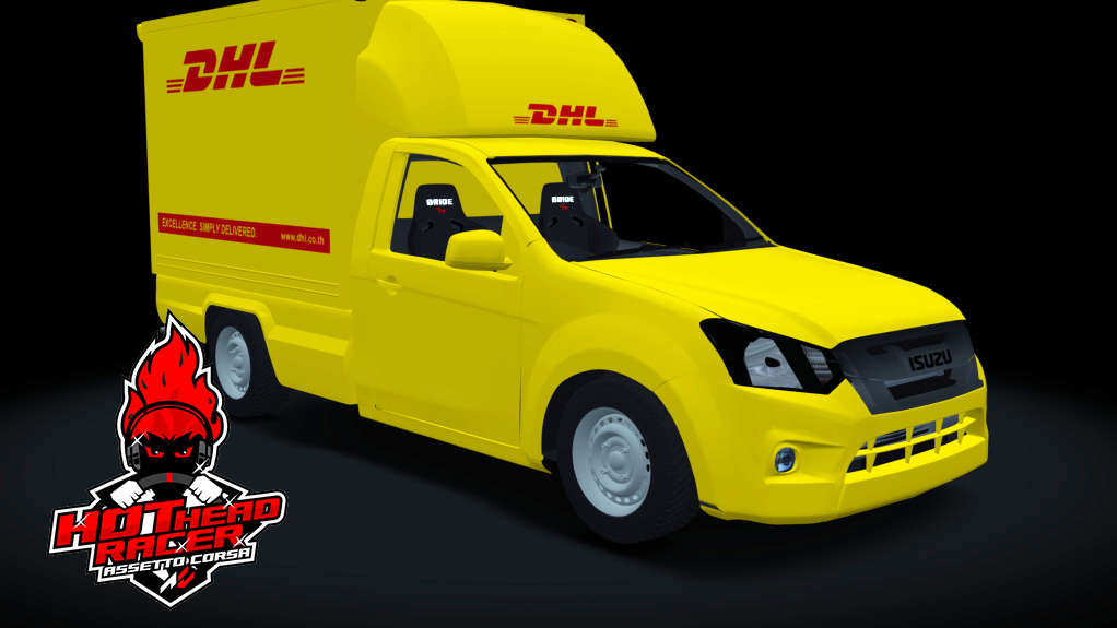 HOTHEAD ISUZU ALL NEW DMAX EXPRESS, skin dhl