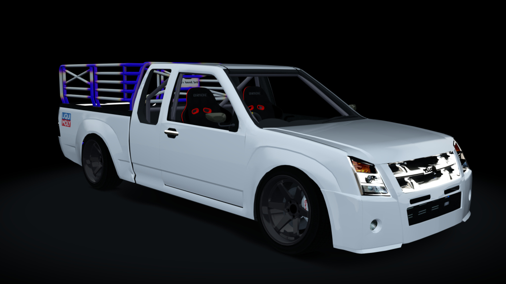 HOTHEAD ISUZU DMAX, skin white