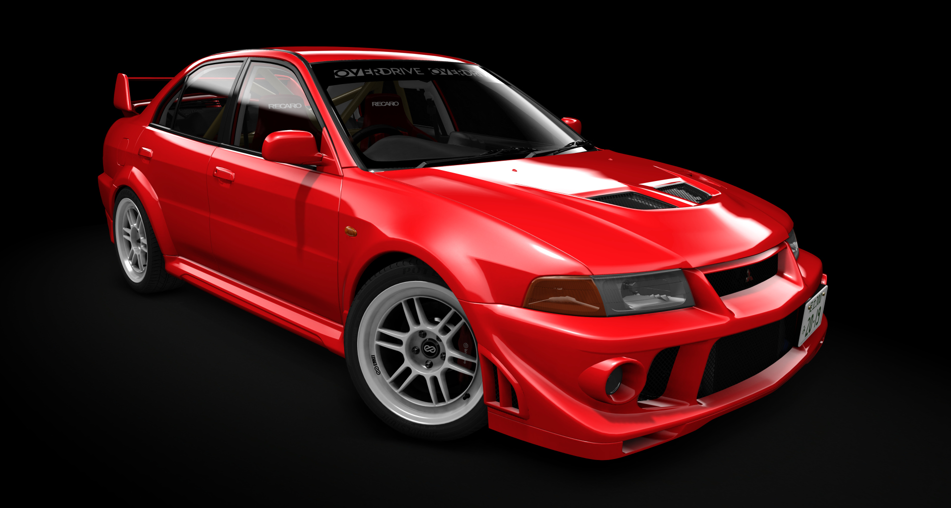 HOTHEAD Mitsubishi Lancer Evolution VI, skin 01_passion_red