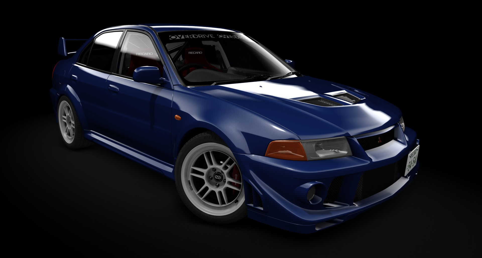 HOTHEAD Mitsubishi Lancer Evolution VI, skin 02_canal_blue