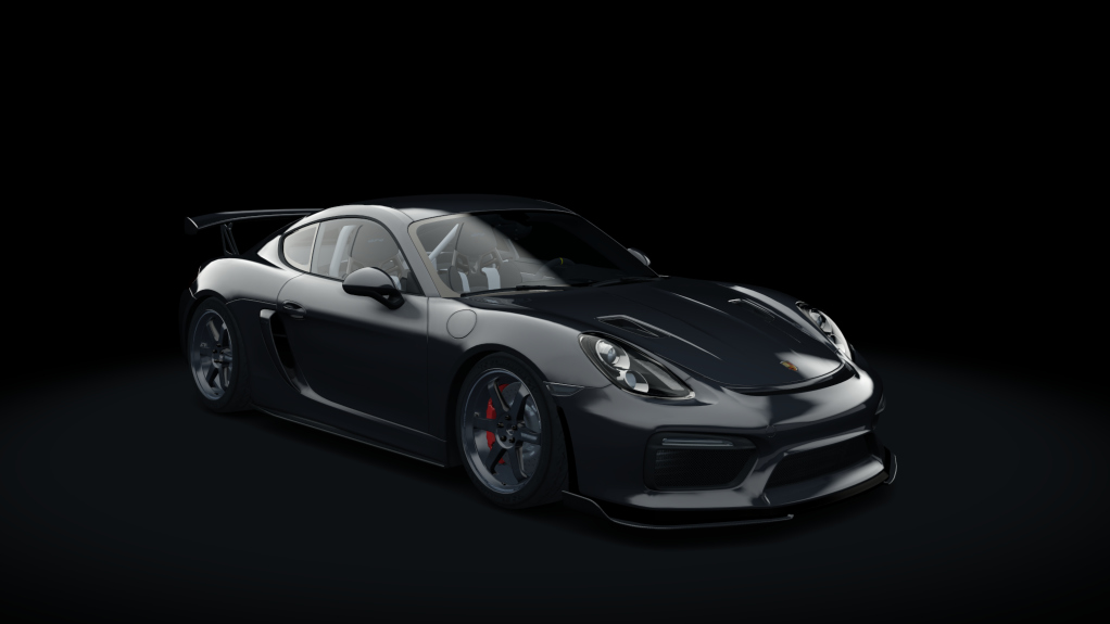 HOTHEAD Porsche Cayman GT4, skin 01_agate_grey_metallic