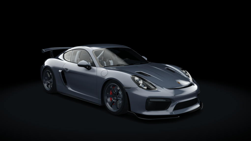 HOTHEAD Porsche Cayman GT4, skin 05_gt_silver_metallic