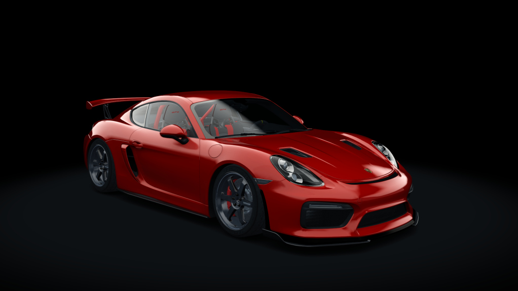 HOTHEAD Porsche Cayman GT4, skin 06_guards_red