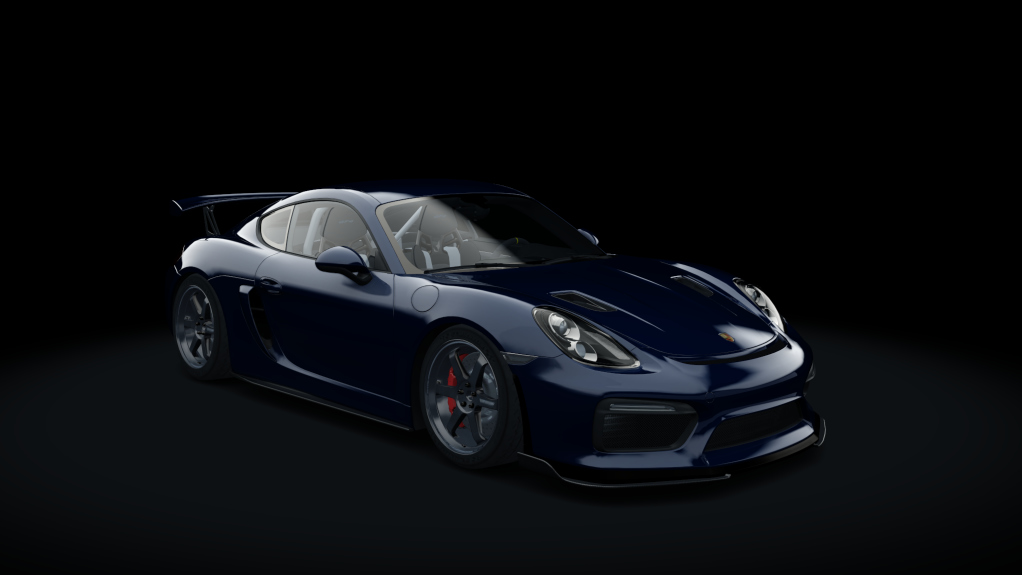 HOTHEAD Porsche Cayman GT4, skin 11_dark_blue_metallic