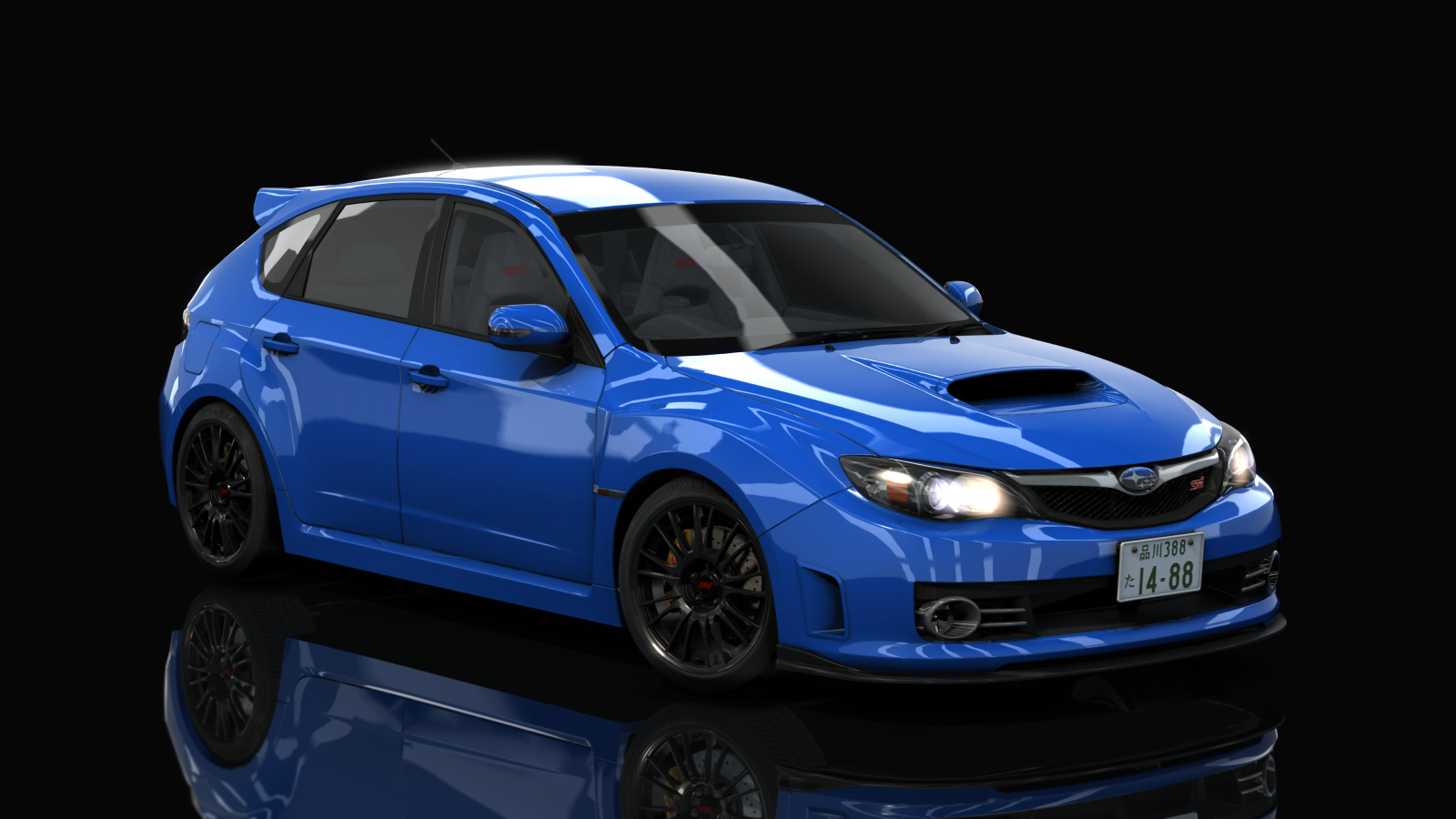 HOTHEAD21 Subaru Impreza WRX STi [GRB], skin blue