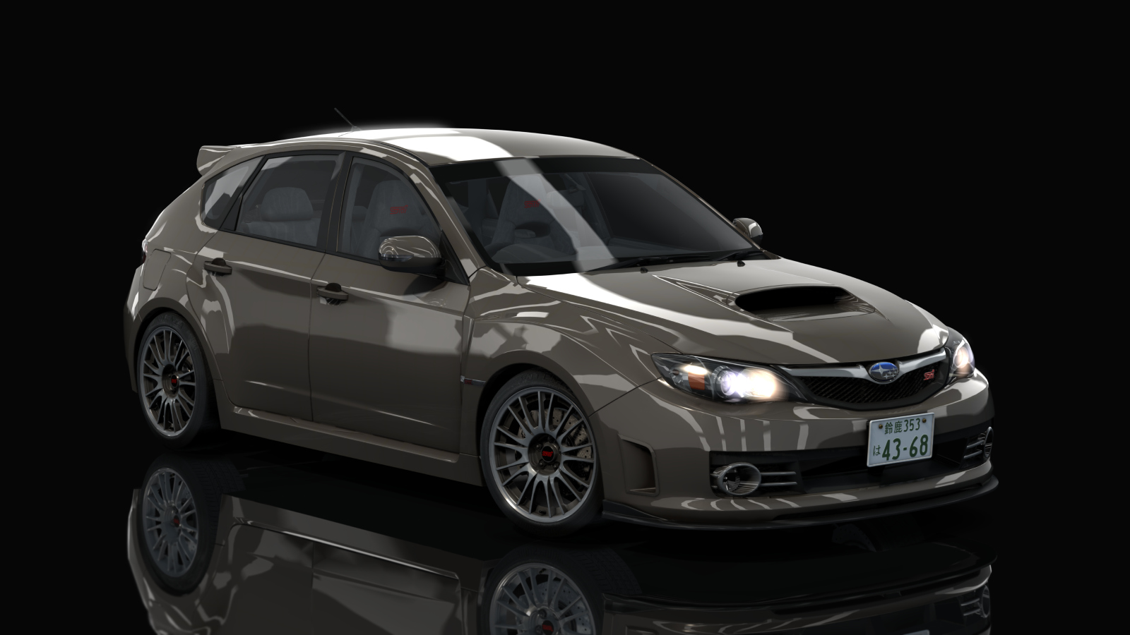 HOTHEAD21 Subaru Impreza WRX STi [GRB], skin dark_grey_metallic
