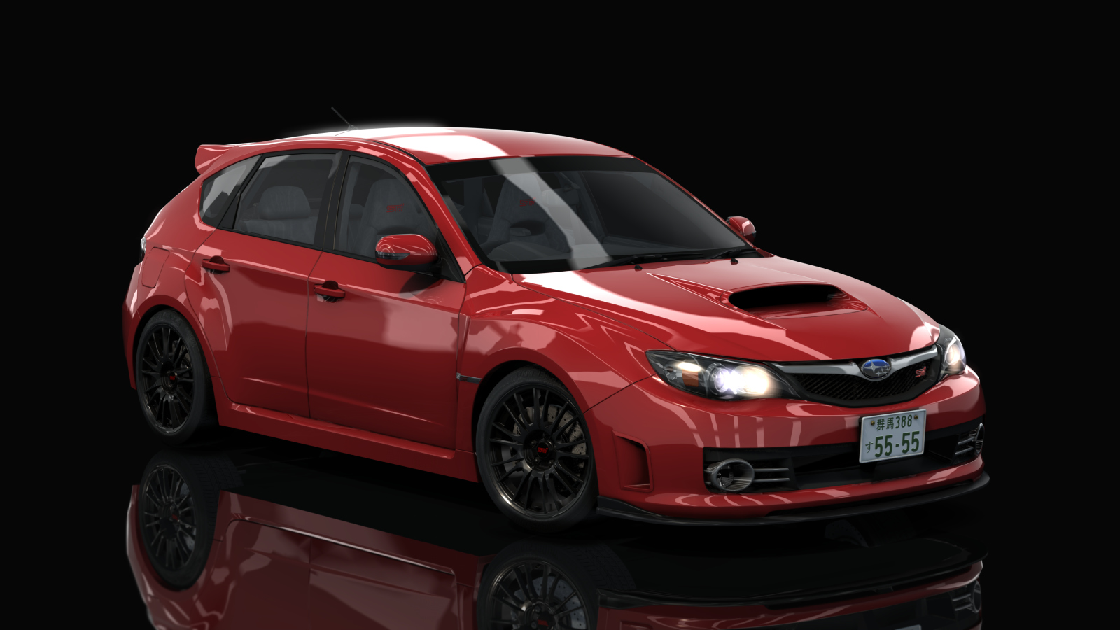 HOTHEAD21 Subaru Impreza WRX STi [GRB], skin lightning_red