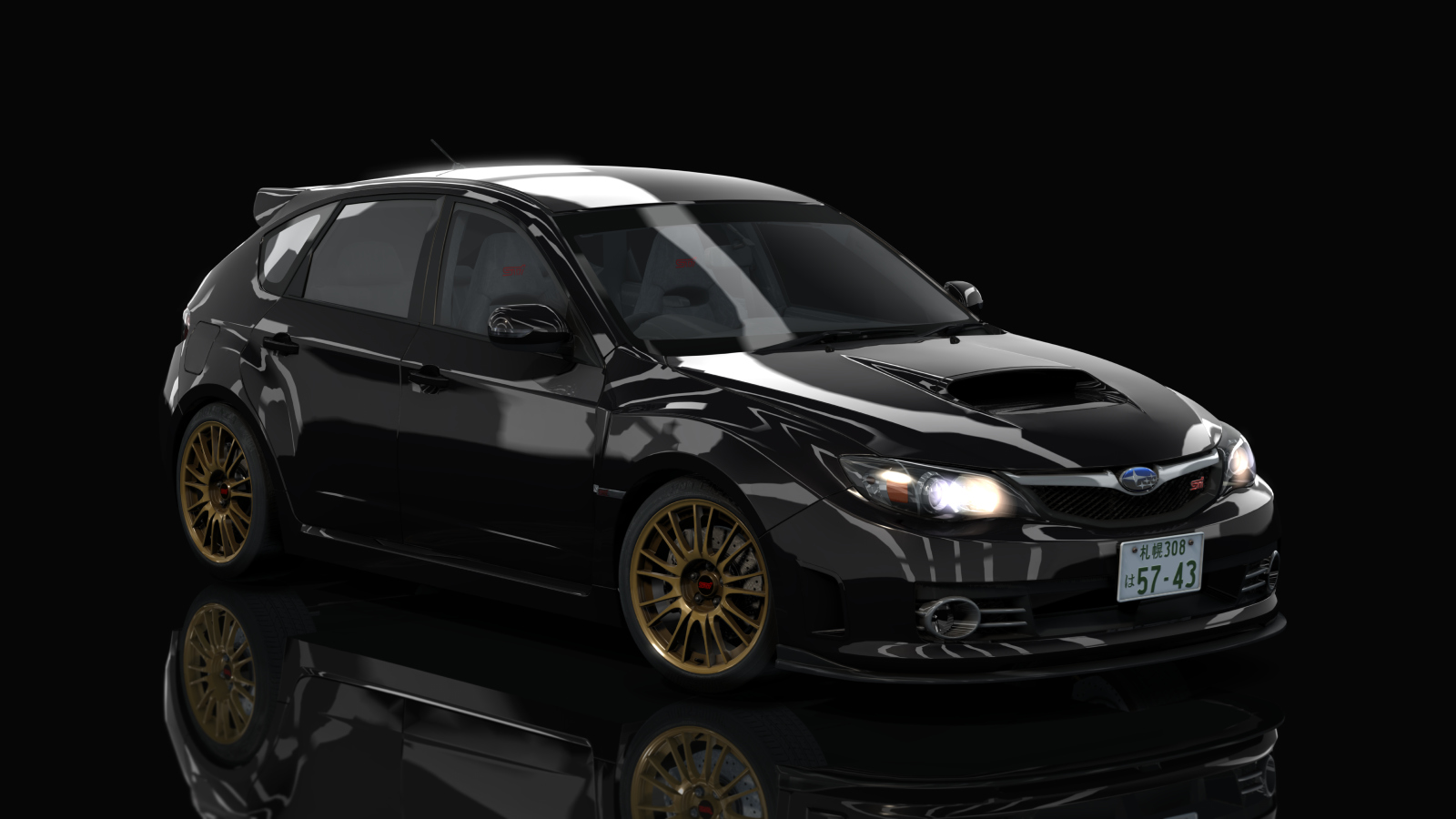 HOTHEAD21 Subaru Impreza WRX STi [GRB], skin obsidian_black
