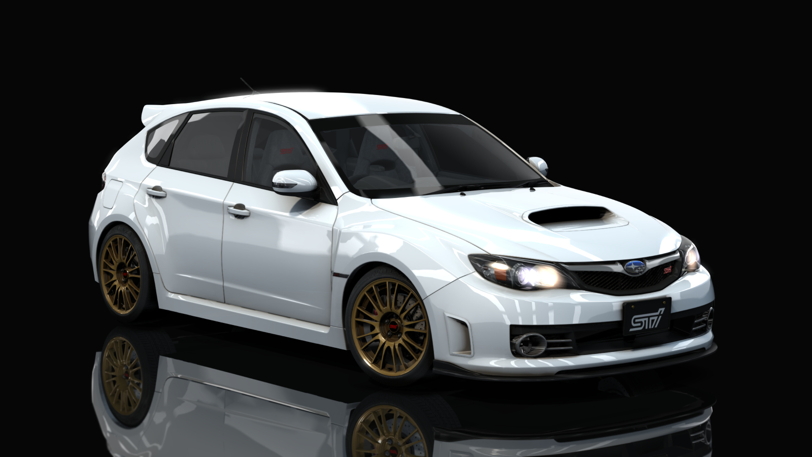 HOTHEAD21 Subaru Impreza WRX STi [GRB], skin satin_white