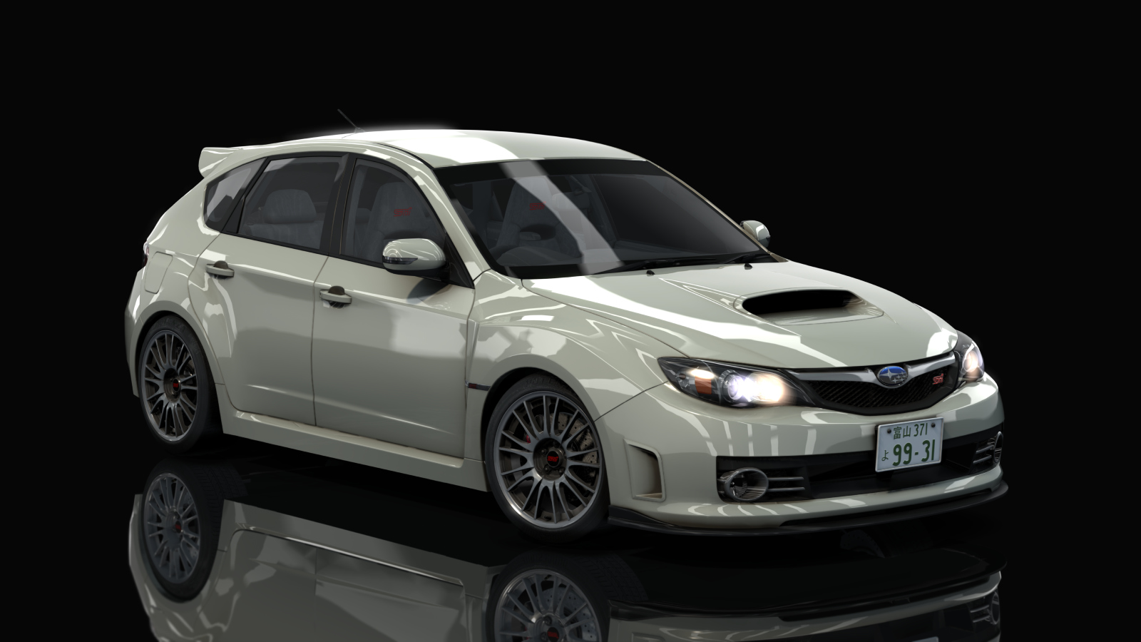 HOTHEAD21 Subaru Impreza WRX STi [GRB], skin steel_silver_metallic