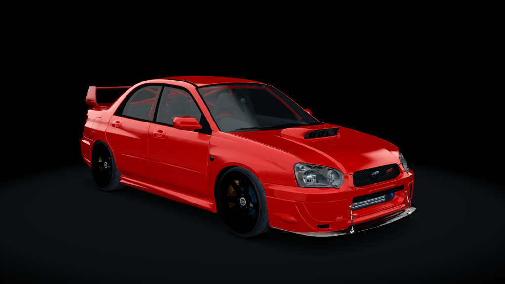 HOTHEAD Subaru Impreza WRX STi, skin red