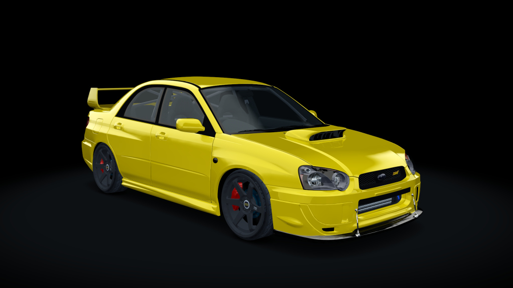 HOTHEAD Subaru Impreza WRX STi, skin yellow