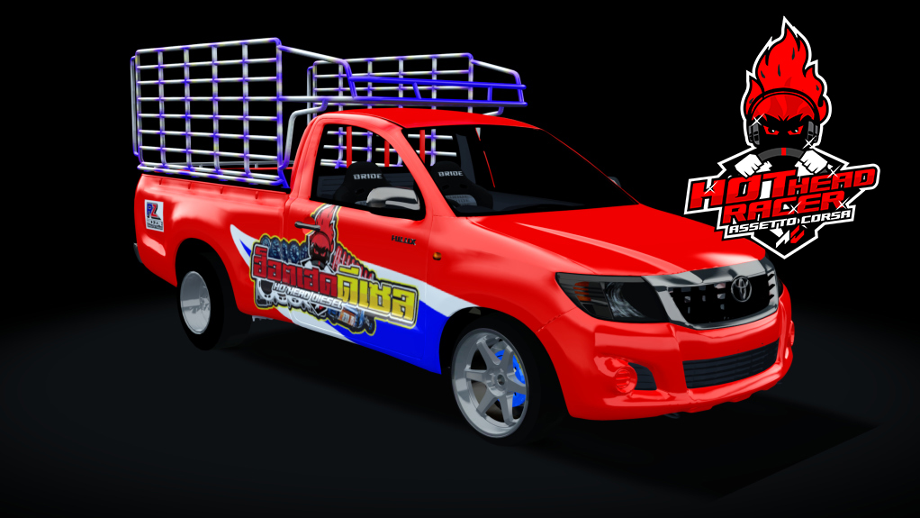 HOTHEAD TOYOTA HILUX VIGO, skin Red