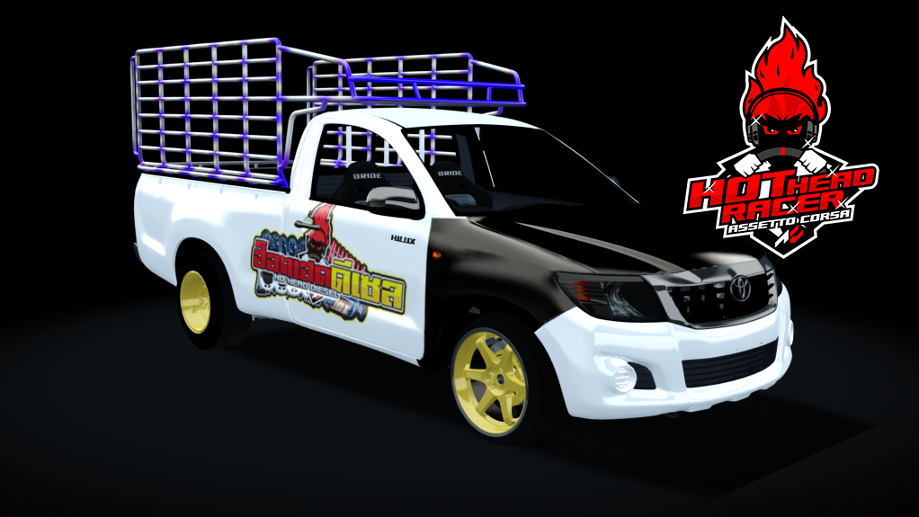 HOTHEAD TOYOTA HILUX VIGO, skin White