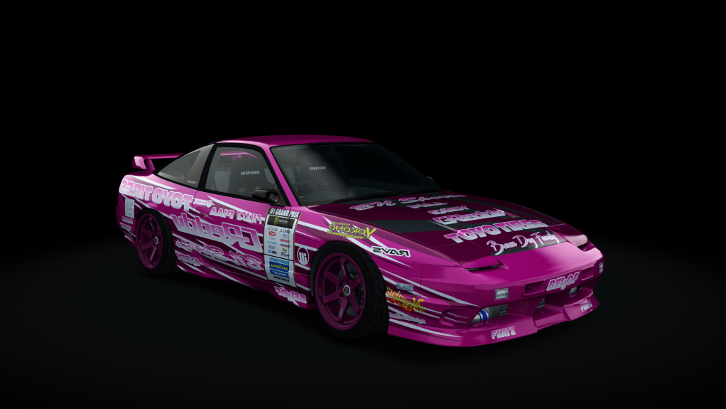 HOTHEADDRAG Nissan 180SX 275, skin brown_dog