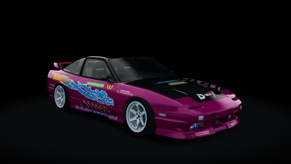 HOTHEADDRAG Nissan 180SX 275, skin burst_nishio