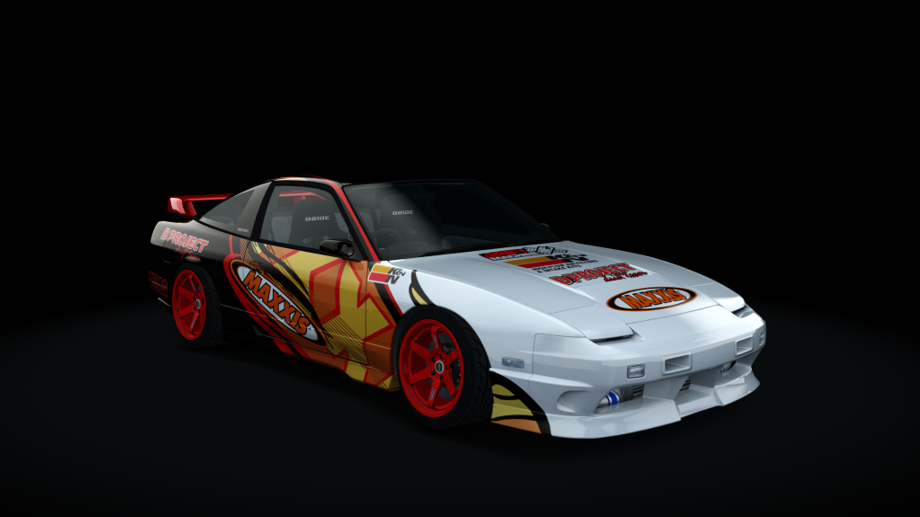 HOTHEADDRAG Nissan 180SX 275, skin maxxis