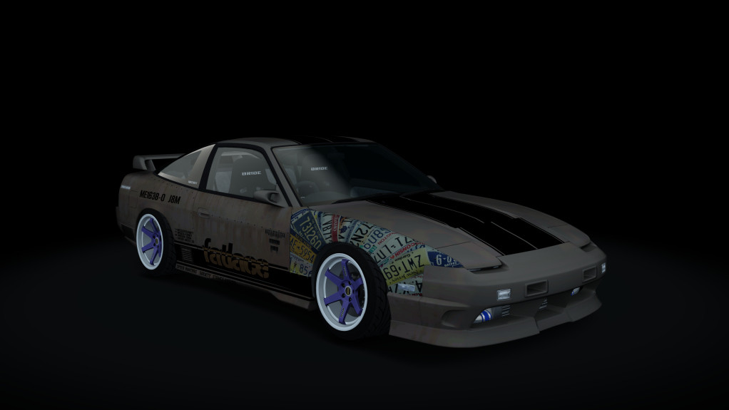 HOTHEADDRAG Nissan 180SX 275, skin volklinger