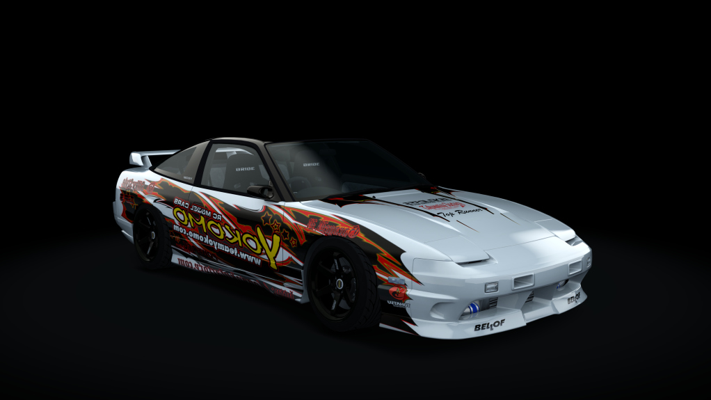 HOTHEADDRAG Nissan 180SX 275, skin yokomo