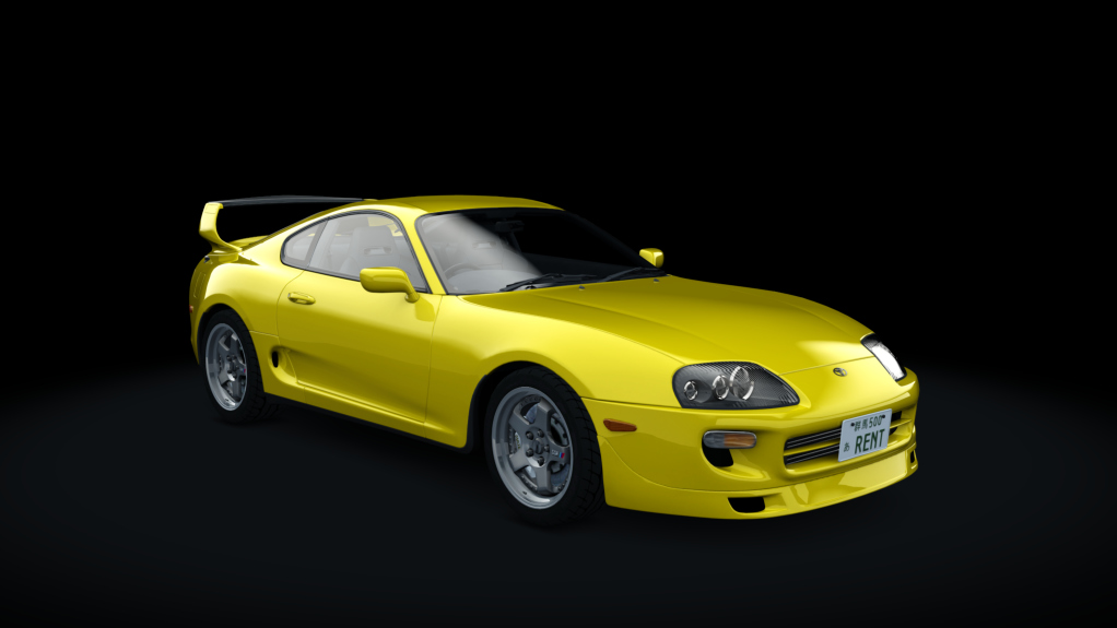 HOTHEADDRAG Toyota Supra 275, skin glossy_yellow