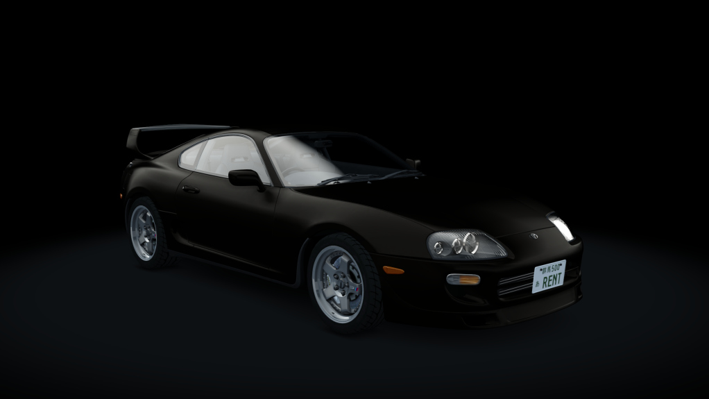 HOTHEADDRAG Toyota Supra 275, skin mat_black