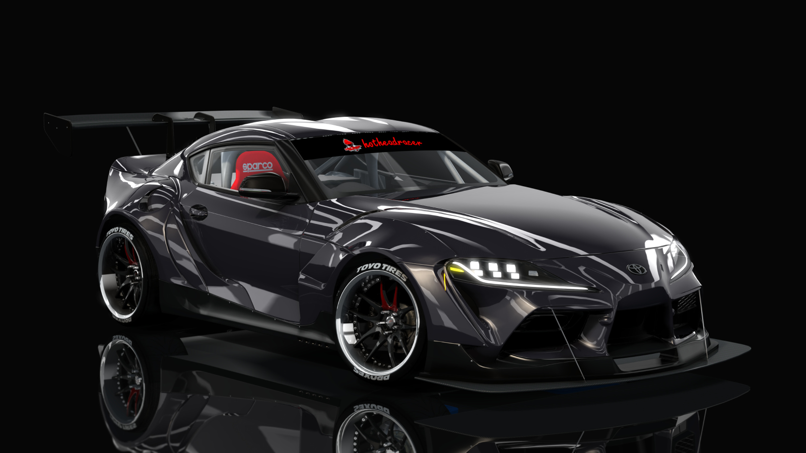 HOTHEADDRIFT2.0 Toyota Supra GR, skin envy_jet_black