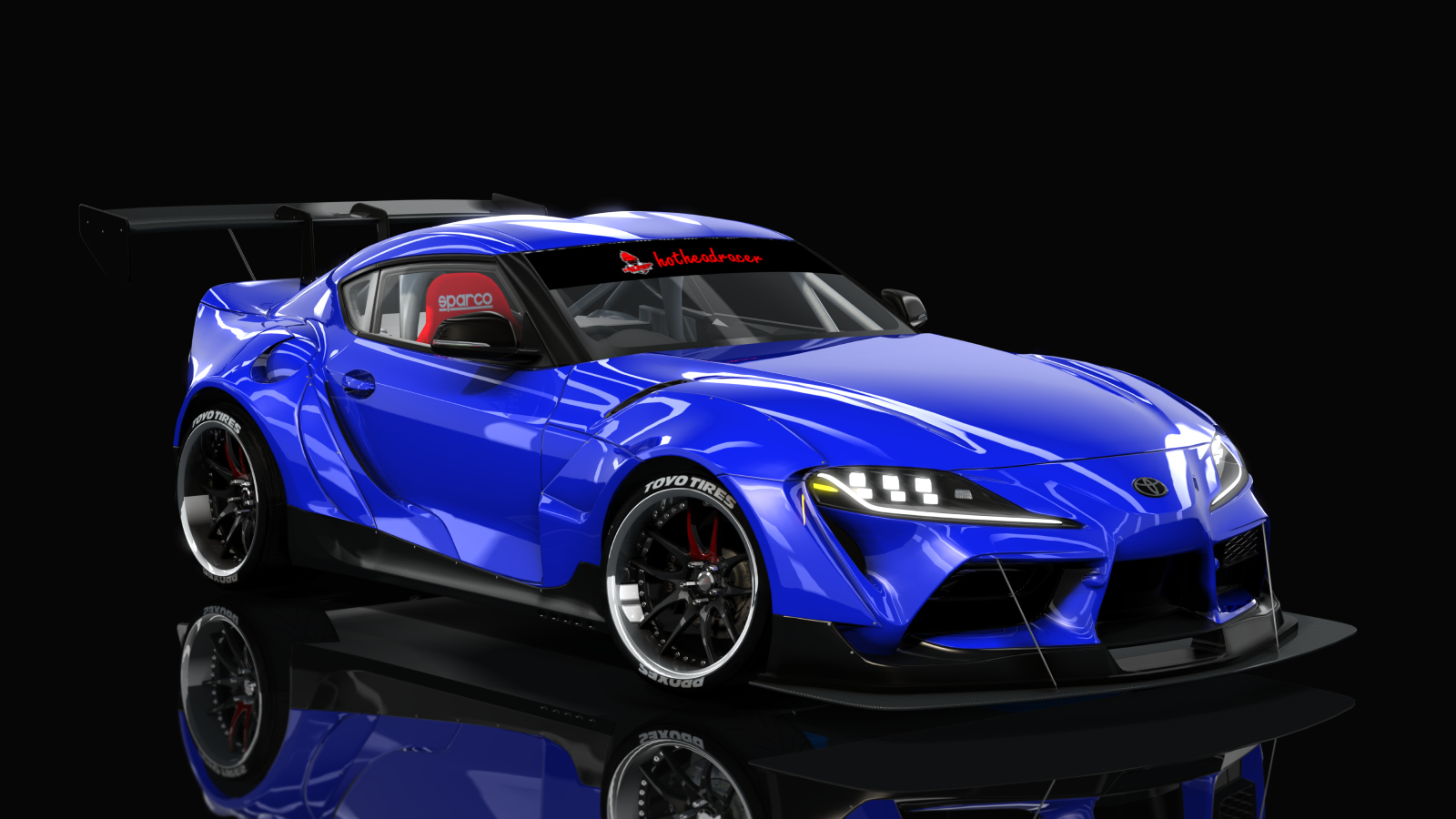 HOTHEADDRIFT2.0 Toyota Supra GR, skin envy_midnight_blue