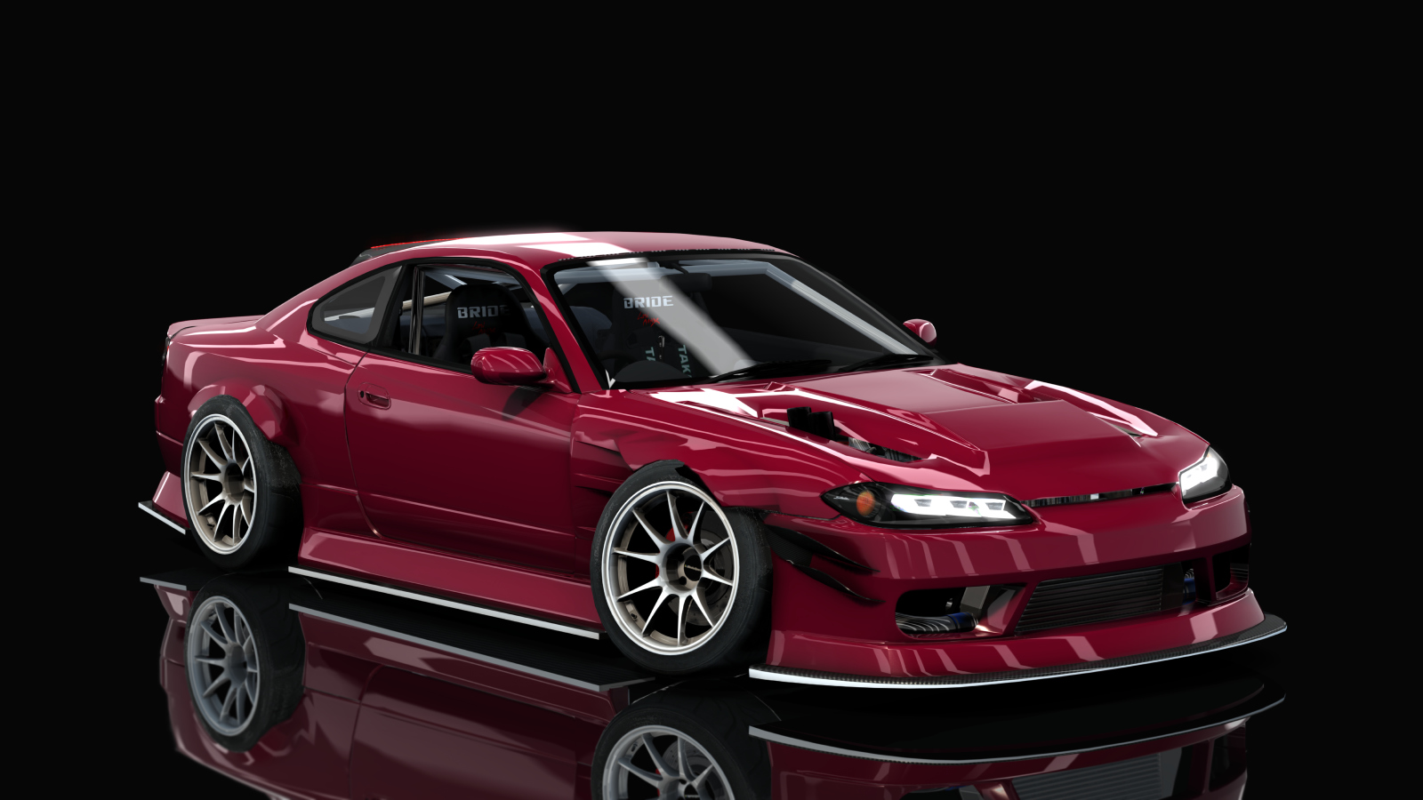 HOTHEADDRIFT2.0 Nissan S15, skin envy_cardinal_red