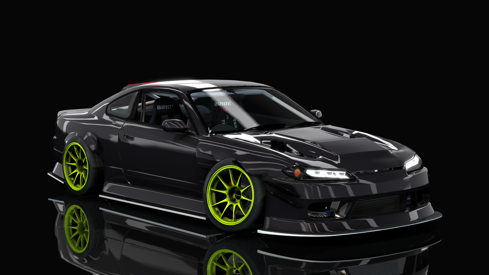 HOTHEADDRIFT2.0 Nissan S15, skin envy_jet_black