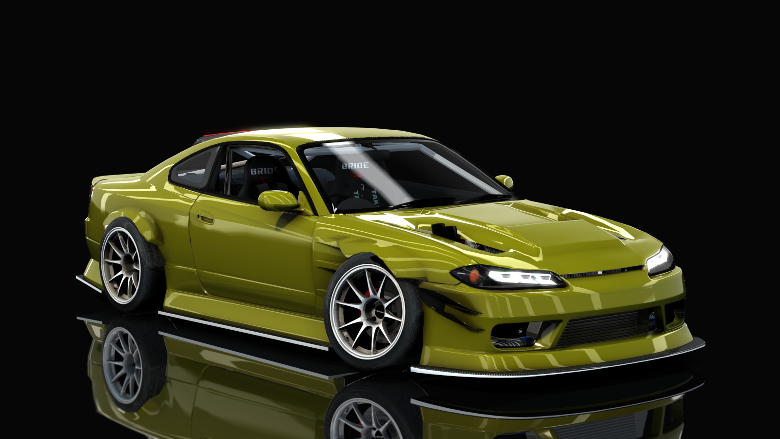 HOTHEADDRIFT2.0 Nissan S15, skin envy_sulfur_yellow