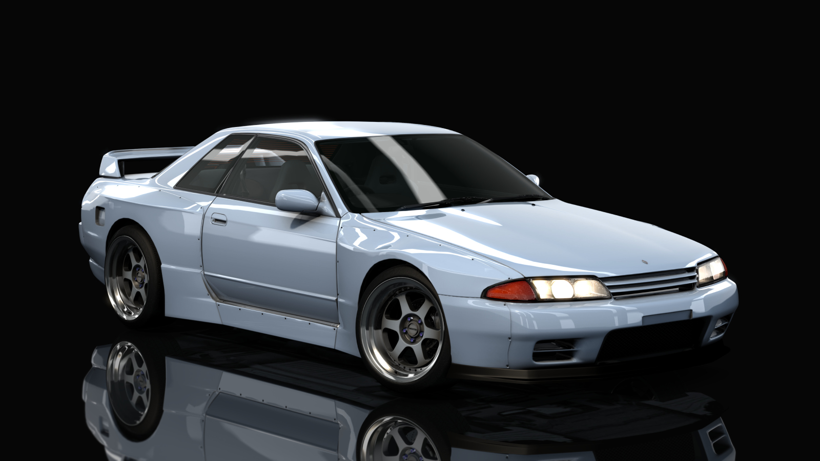 HOTHEADDRIFT2.0 Nissan Skyline R32 Pandem, skin envy_opal_white