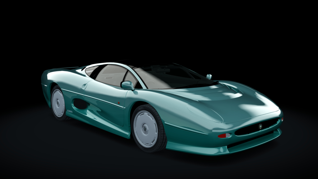 Jaguar XJ220, skin ocean_green