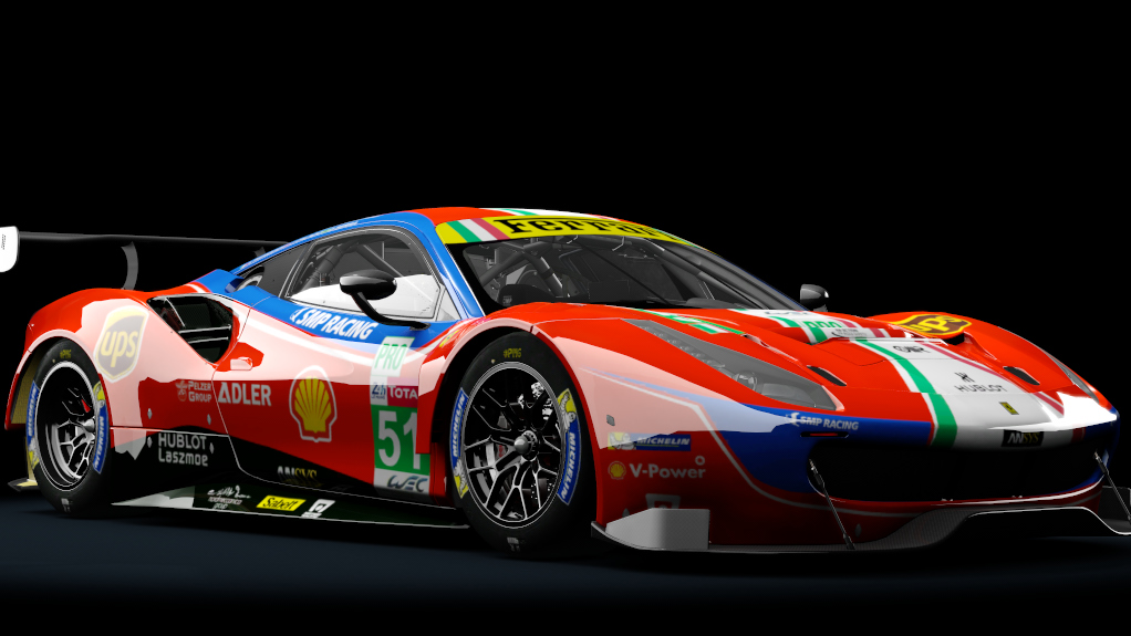 Ferrari 488 GT3, skin LeMans_2020_AFCorse_51