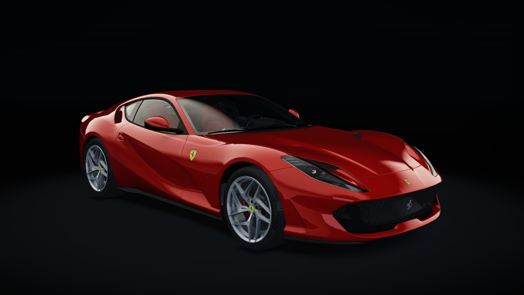 Ferrari 812 Superfast Gintani, skin 01_rosso_corsa