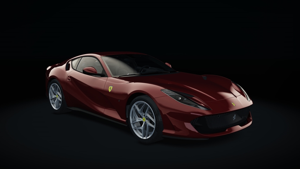 Ferrari 812 Superfast Gintani, skin 02_rosso_mugello