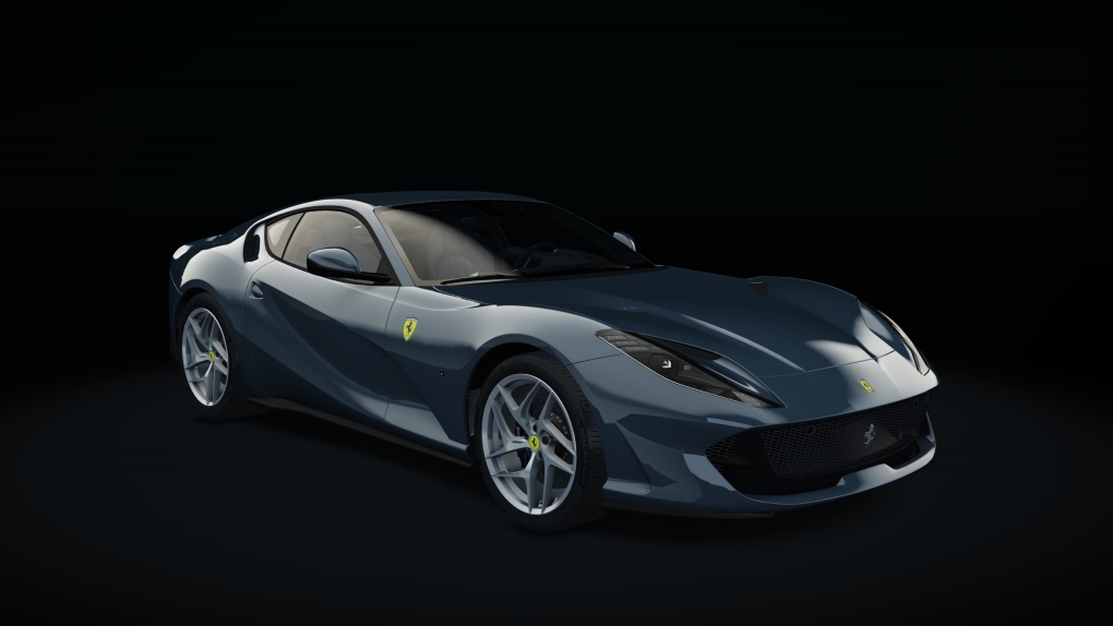 Ferrari 812 Superfast Gintani, skin 06_blu_abu_dhabi