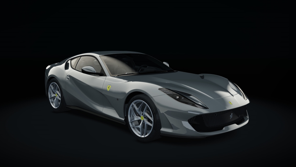 Ferrari 812 Superfast Gintani, skin 07_grigio_ferro