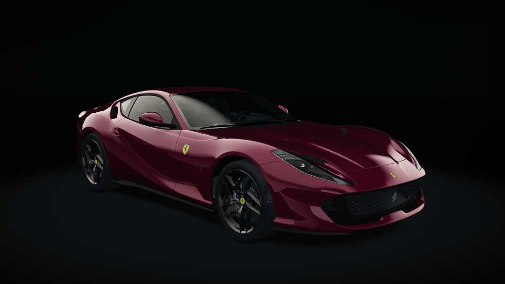 Ferrari 812 Superfast Gintani, skin 09_rosso_fiorano