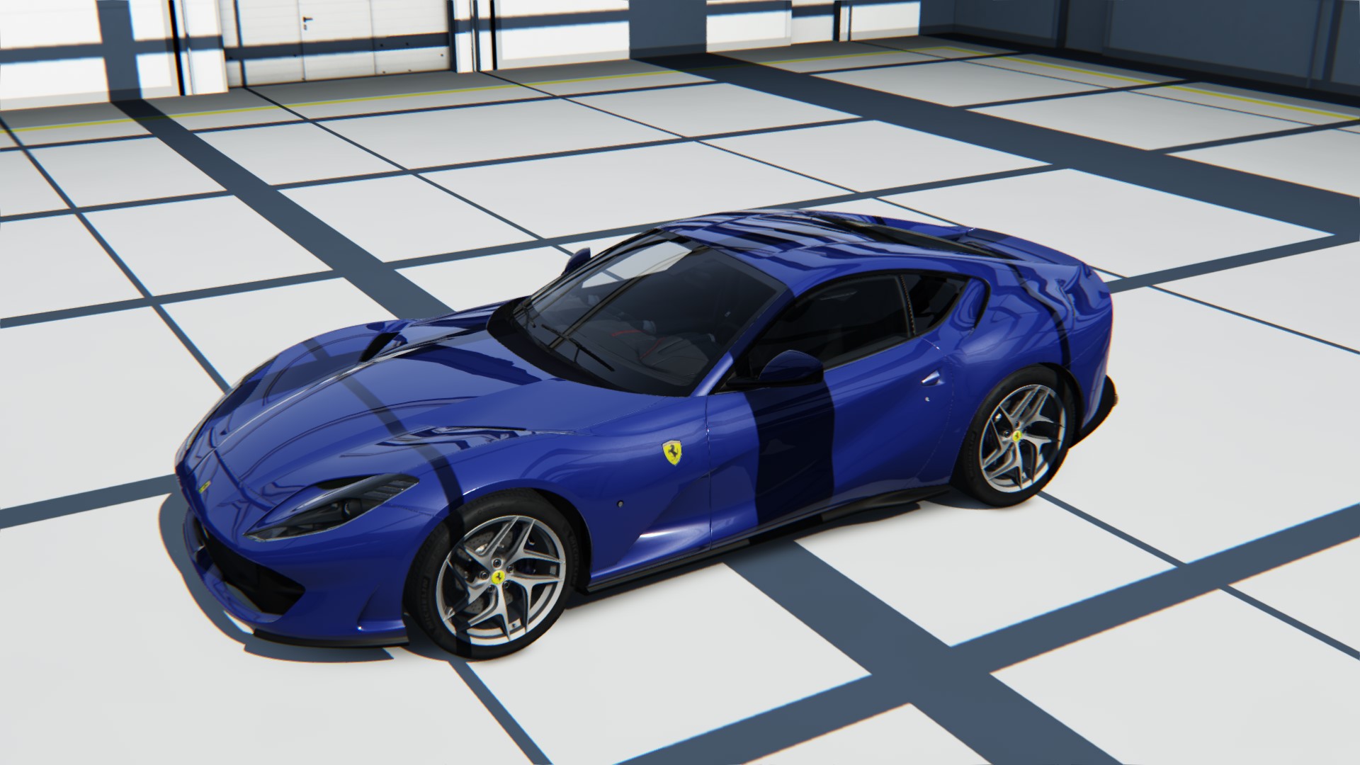 Ferrari 812 Superfast Gintani, skin 24_blu_tour_de_france