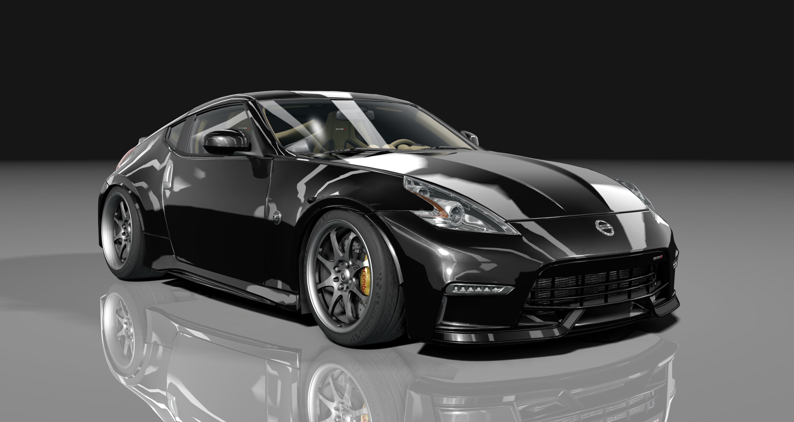 Nissan 370z Nismo TT, skin 01_magnetic_black_met