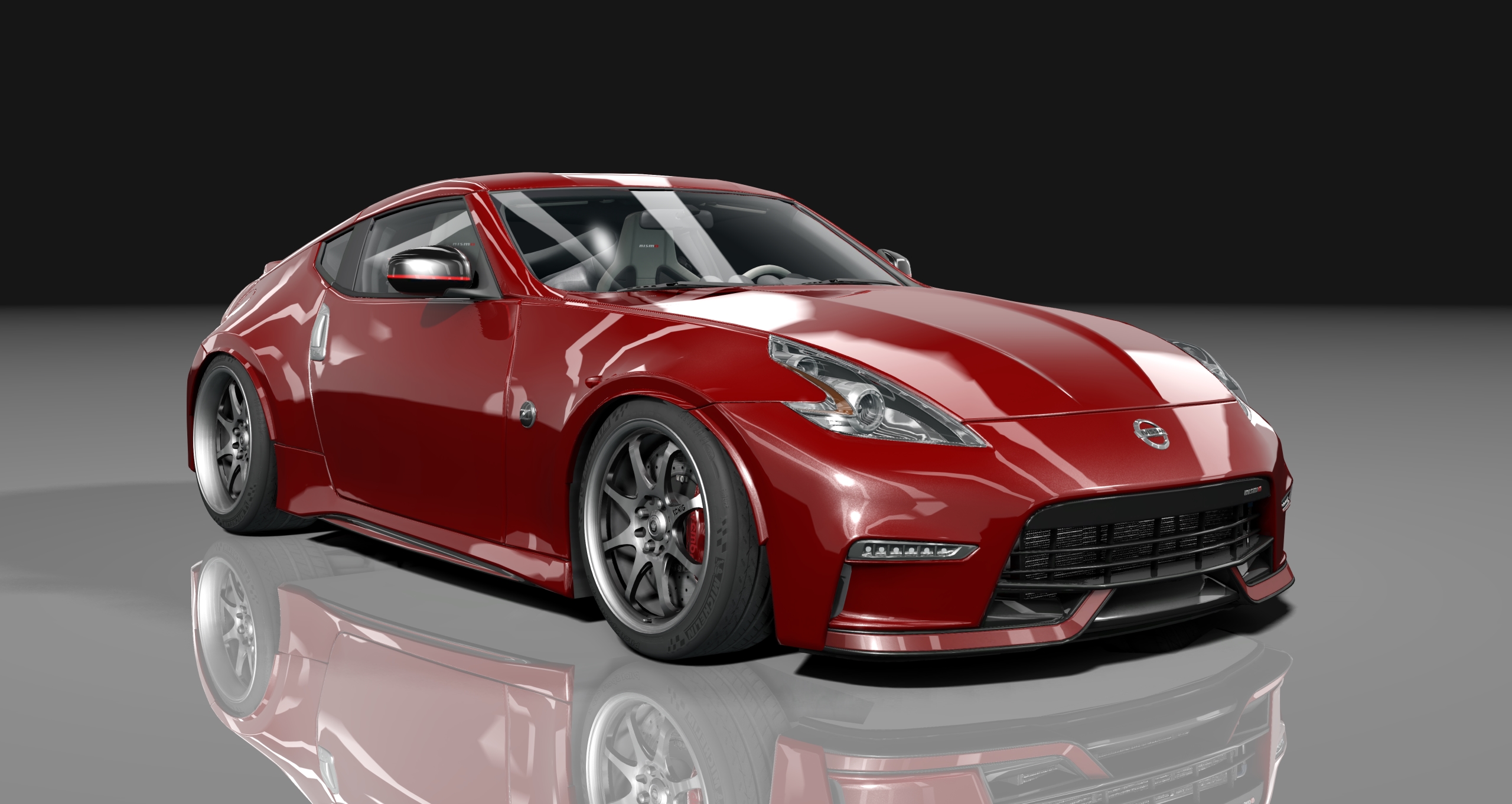 Nissan 370z Nismo TT, skin 02_solid_red_solid