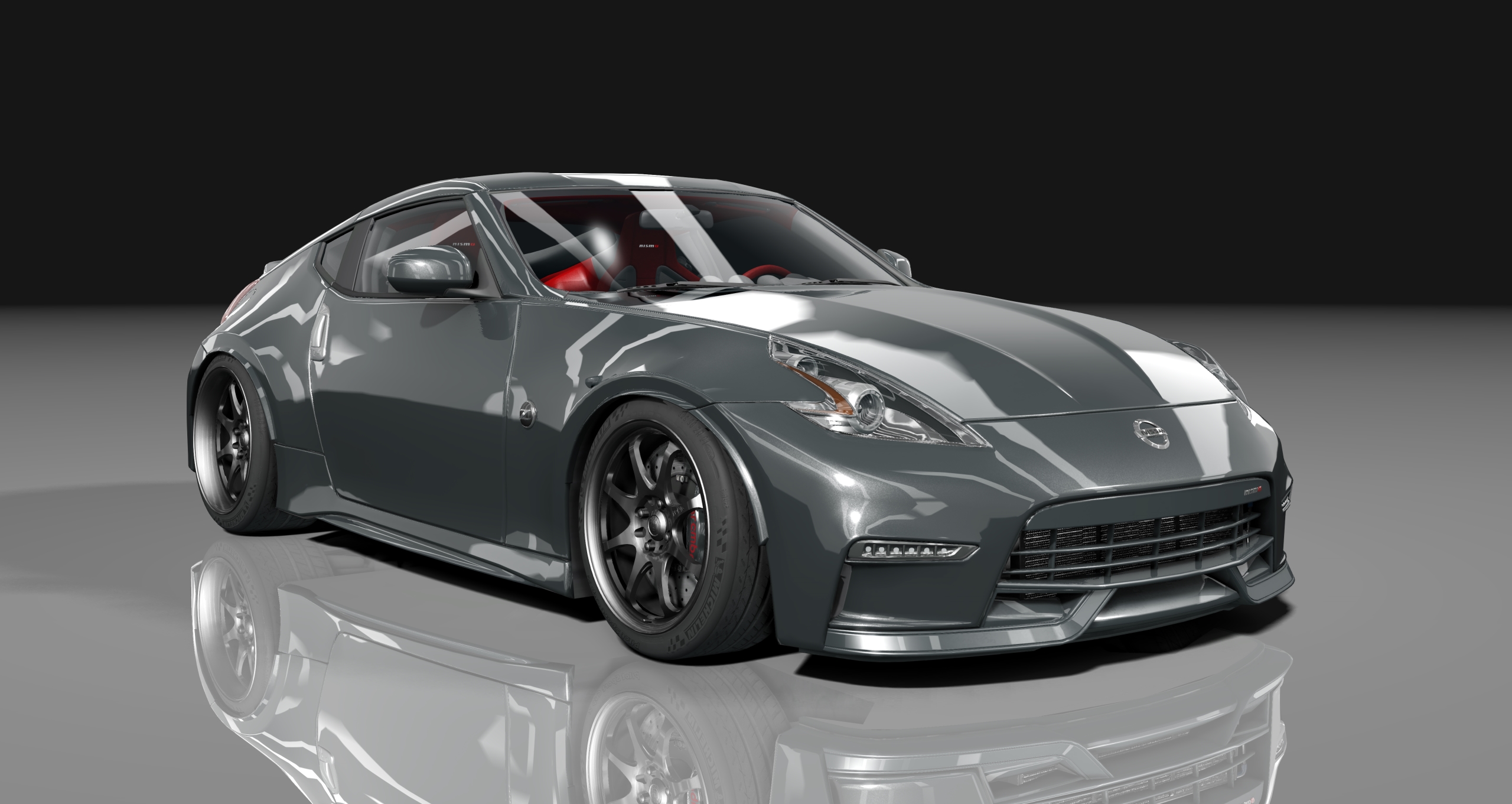 Nissan 370z Nismo TT, skin gun_metal