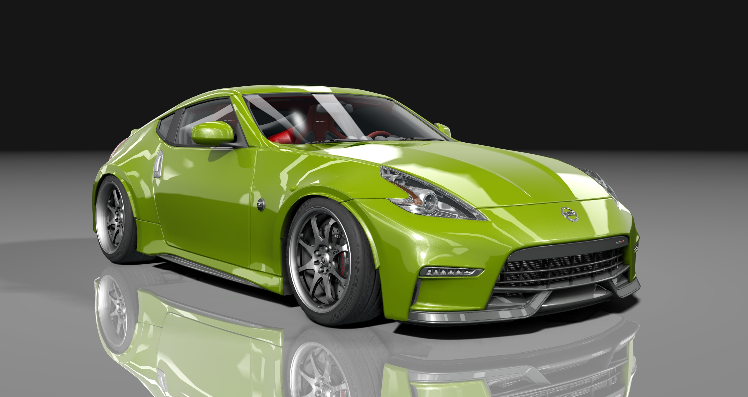 Nissan 370z Nismo TT, skin lime