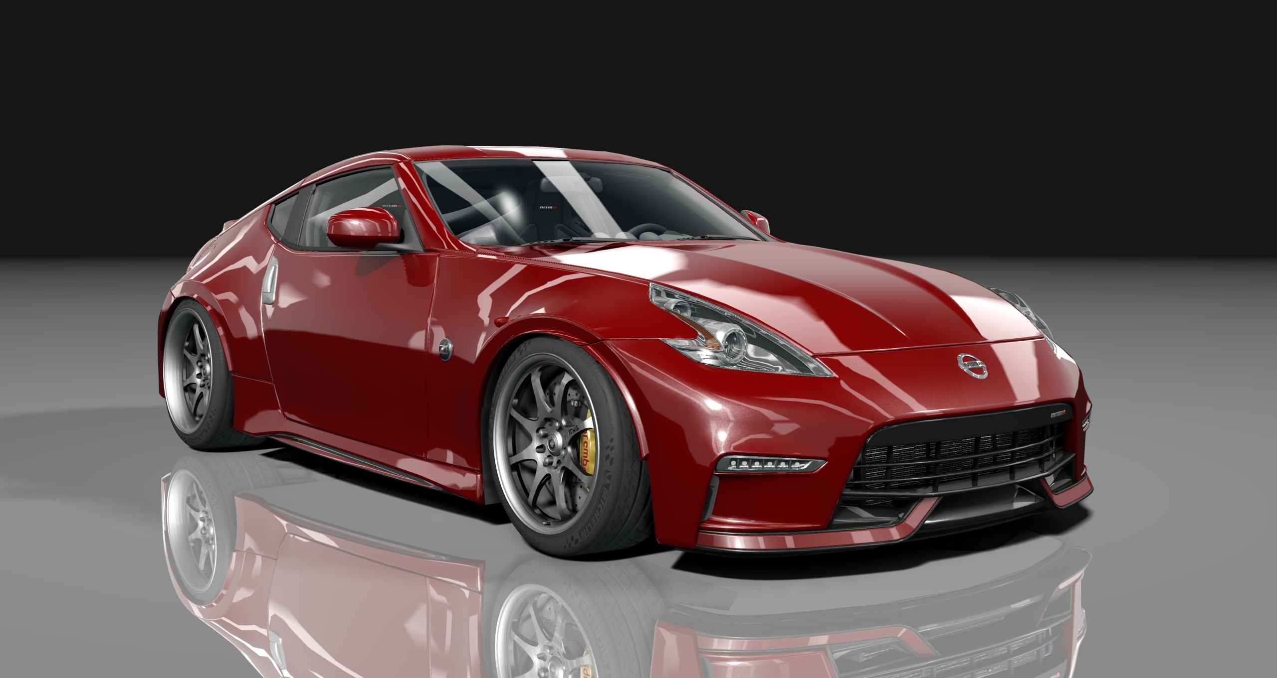 Nissan 370z Nismo TT, skin scarlet