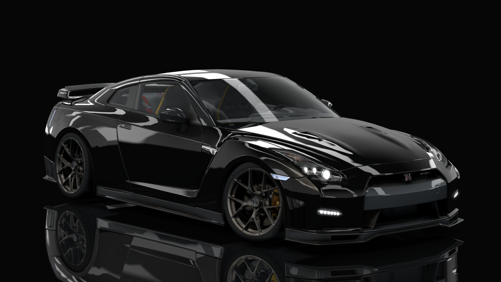 Nissan GT-R FBO, skin 01_magnetic_black_met